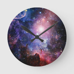Horloge Ronde Nébuleuse fraîche de galaxie
