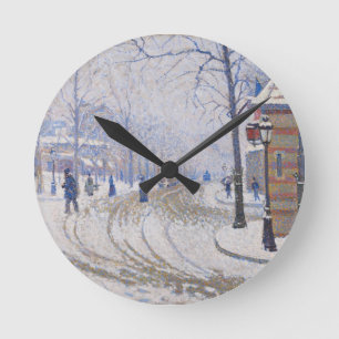 Horloge Ronde Neige, Boulevard de Clichy, Paris, 1886