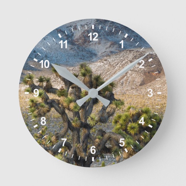 Horloge Ronde Neige dans la vallée de la mort (Recto)