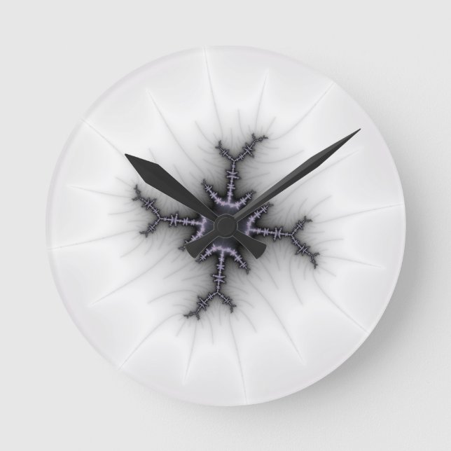 Horloge Ronde Neutron Star - Fractal Art (Recto)