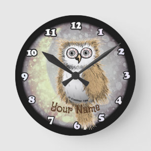 Horloge Ronde Night Owl