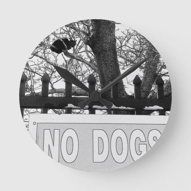 Horloge Ronde No Dogs (Recto)