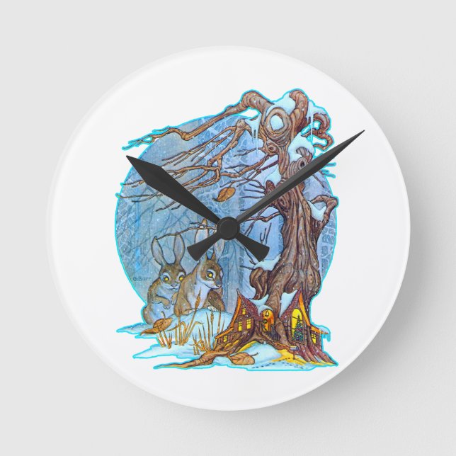 Horloge Ronde Noël à Elf Hall (Recto)