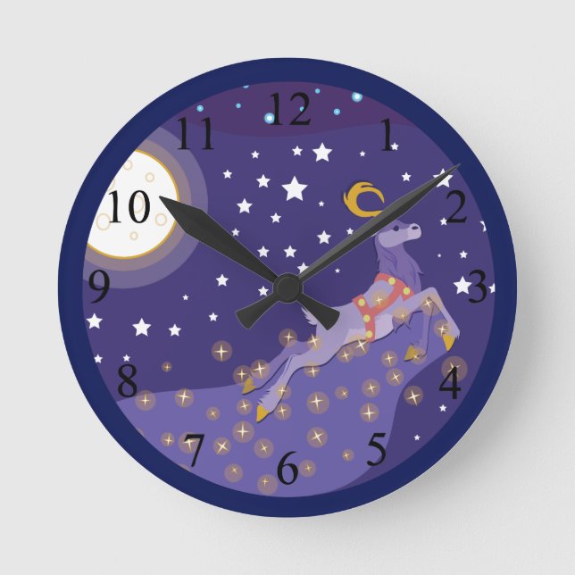 Horloge Ronde Noël magique (Recto)