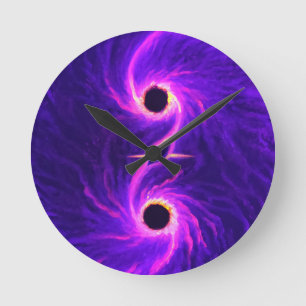 Horloge Ronde Noirs