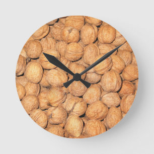 Horloge Ronde Noix irky