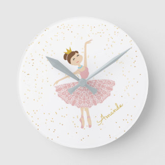 Horloge Ronde nom ballerina personround clock