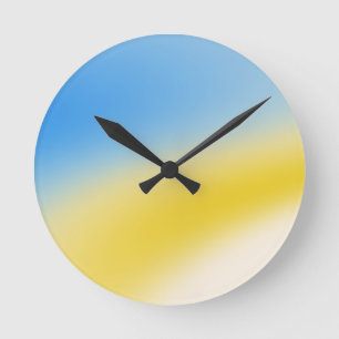 Horloge Ronde Nom personnalisé de fond magique