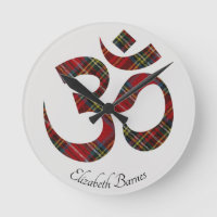 Nom, Symbole Tartan Plaid Om 8 po