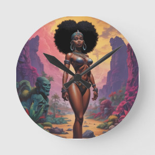 Horloge Ronde Non Passionné Par Ce Qui A Été - Ken Gage Art