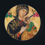 Horloge Ronde Notre Dame de l'aide perpétuelle<br><div class="desc">Notre Dame de l'aide perpétuelle</div>