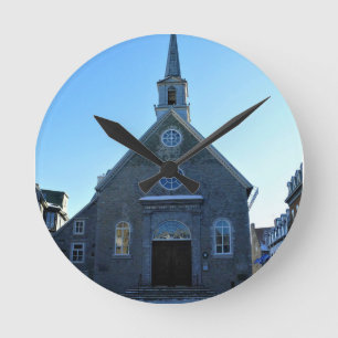 Horloge Ronde Notre Dame des Victoires, Vieux Québec, Canada