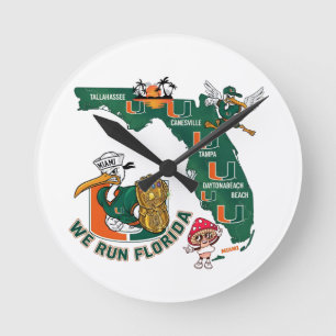 Horloge Ronde Nous organisons le jour de match de football de Fl