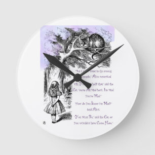 Horloge Ronde Nous sommes tous fous ici