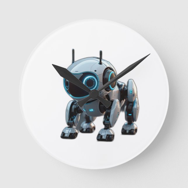 Horloge Ronde Nouveau robot (Recto)