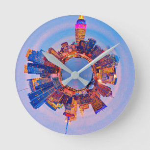 Horloge Ronde nouvelle ville de New York Manhattan Skyline