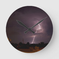 Nuages de tempête nocturne