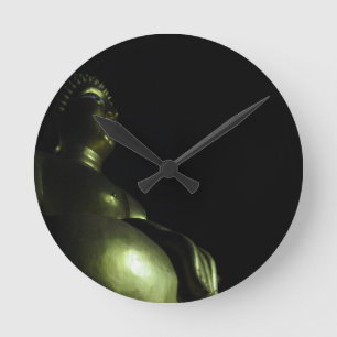 Horloge Ronde Nuit Bouddha