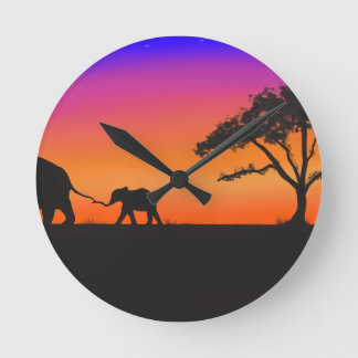 Horloge Ronde Nuits de Serengeti
