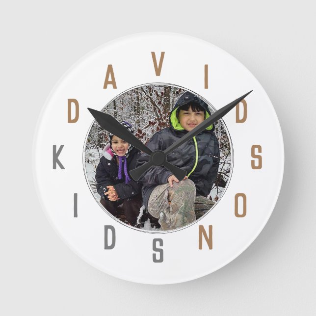 Horloge Ronde Numéro de lettre (Recto)