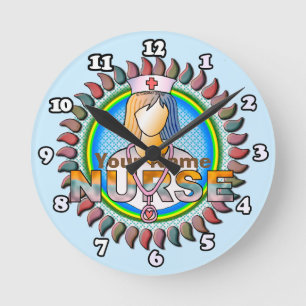 Horloge Ronde Nurse cool