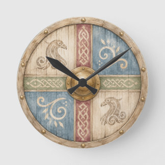 Horloge Ronde Nurserie Bébé Bateau Viking
