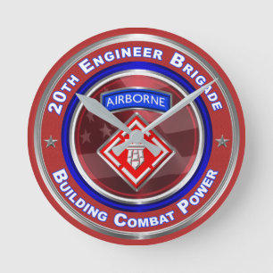 Horloge Ronde Objet-souvenir de la 20e brigade du génie aéroport
