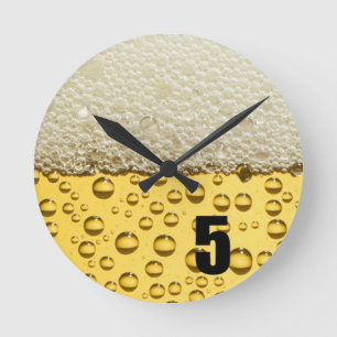 Horloge ronde officielle de la bière
