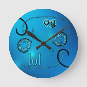 Horloge Ronde Oh mon Dieu !