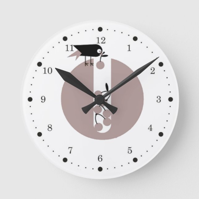 Horloge Ronde Oiseau (Recto)