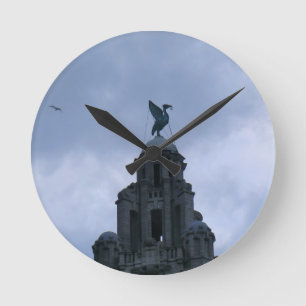 Horloge Ronde Oiseau de foie à Liverpool