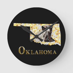 HORLOGE RONDE OKLAHOMA RÊVE !