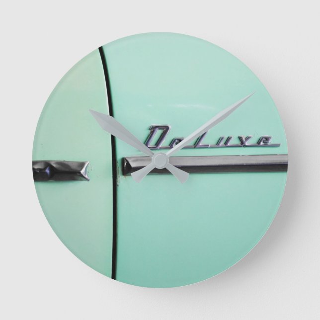 Horloge Ronde Old Chevrolet Deluxe (Recto)