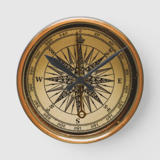 Horloge Ronde Old compass
