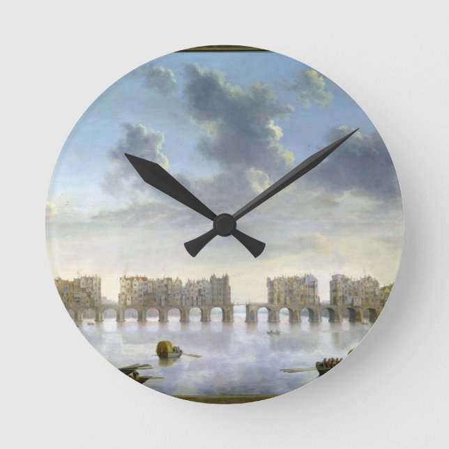 Horloge Ronde Old London Bridge (pétrole), c.1630 (Recto)