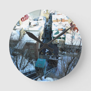 Horloge Ronde Old Québec, Québec, Canada