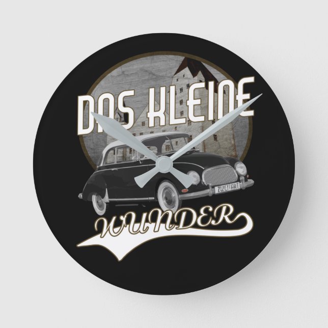 Horloge Ronde Oldtimer Deutschland Auto Union DKW Kleines (Recto)