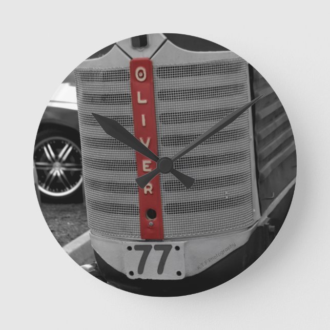 Horloge Ronde Oliver Tractor (Recto)
