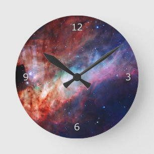 Horloge Ronde Omega Nebula - Notre univers fantastique