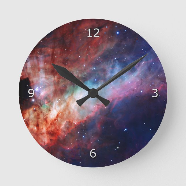 Horloge Ronde Omega Nebula - Notre univers fantastique (Recto)