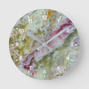 Horloge Ronde Opalite verte australienne