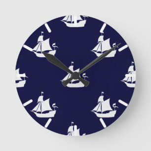 Horloge Ronde Opus Posh Ship Nautical