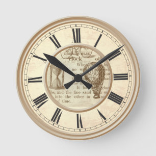 Horloge Ronde Opus Posh Steampunk