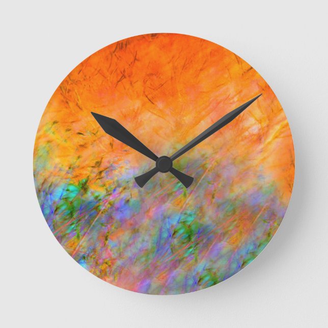 Horloge Ronde Orange Dream (Recto)