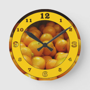 Horloge Ronde Oranges navales