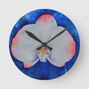 Horloge Ronde Orchid rose Blush