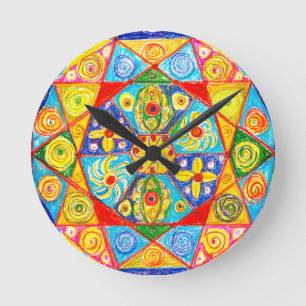 Horloge Ronde ordre Abstrait