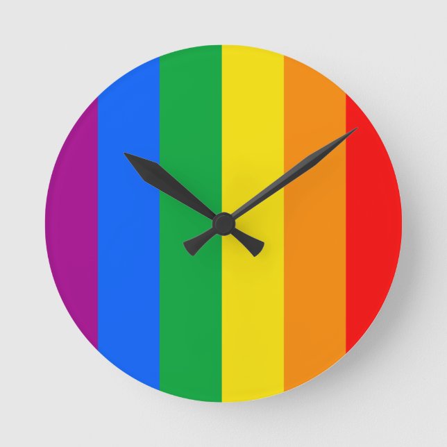 Horloge Ronde ORIGINAL DU DRAPEAU GAY -.png (Recto)