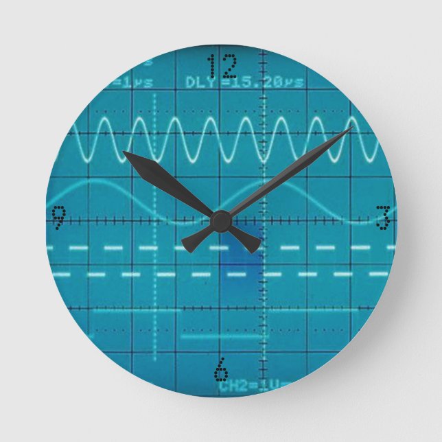 Horloge Ronde oscilloscope (Recto)