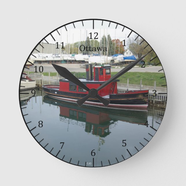 Horloge Ronde Ottawa clock (Recto)